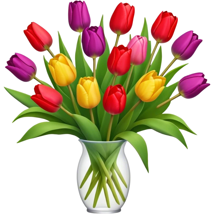 tulip bouquet emoji