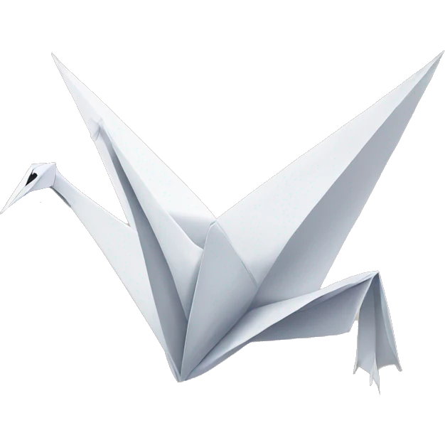 paper crane emoji