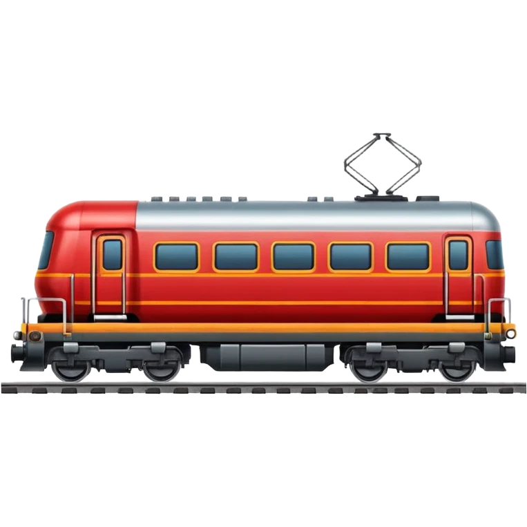 A modern cargo train in classic emoji style, variant 4. emoji