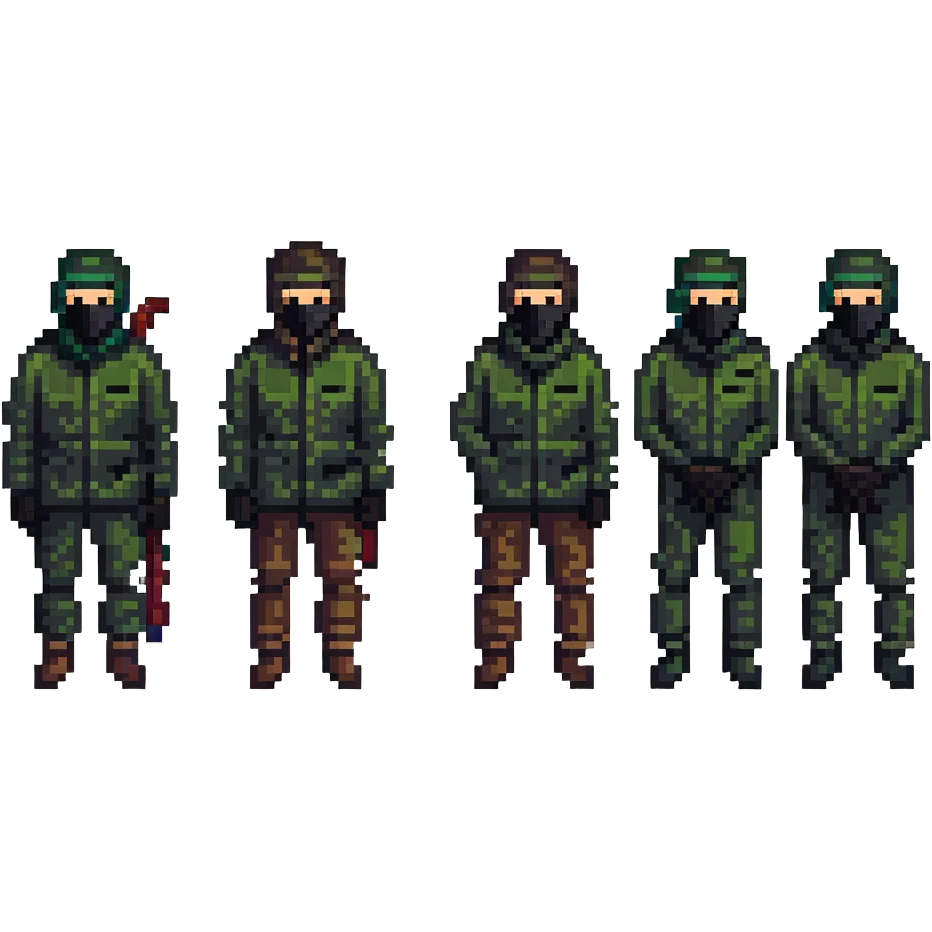 group of men with black ski masks emoji