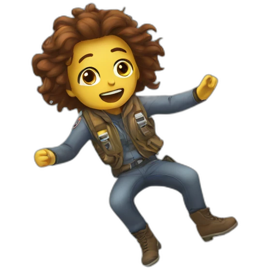 Crash landing you emoji