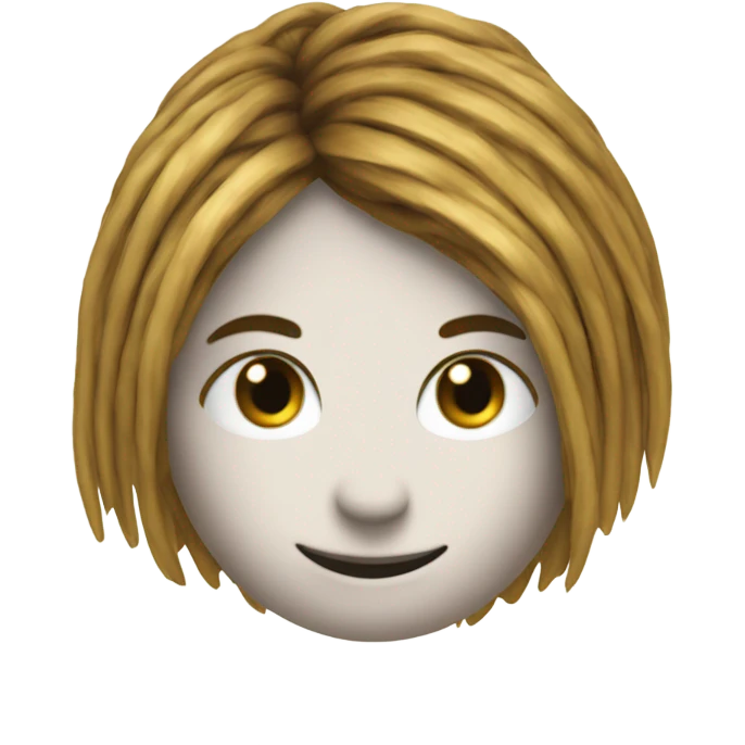 Goals list wih hair on it emoji