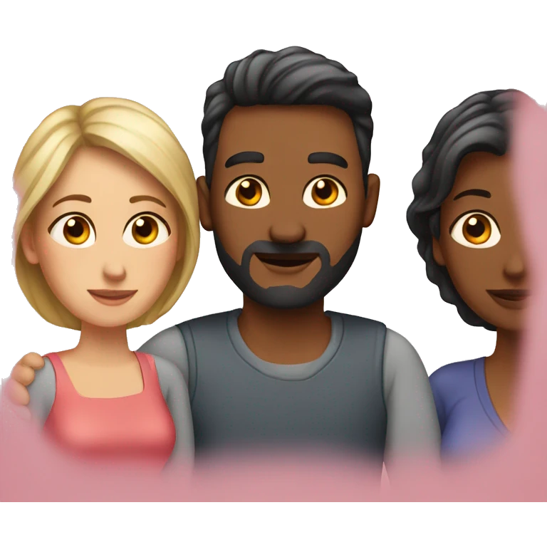 Husband with their wives  emoji