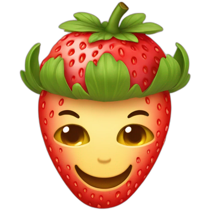 Grosse Fraise basic emoji