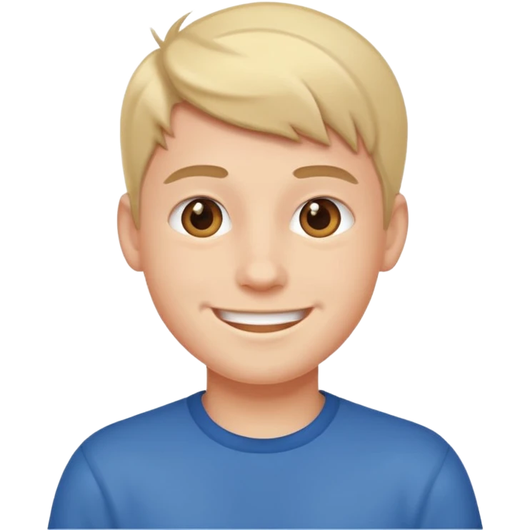 Enfants garçons portrait  emoji
