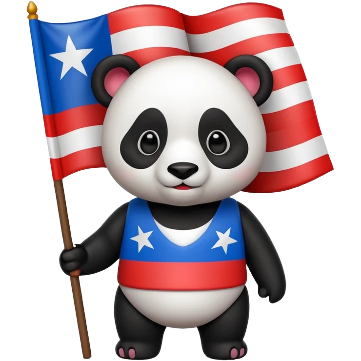 Puerto rican panda emoji