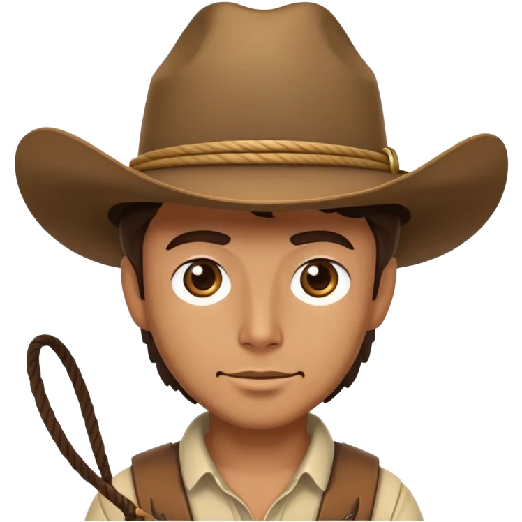 cowboy with lasso emoji