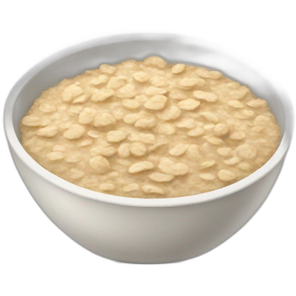 bowl of oatmeal emoji