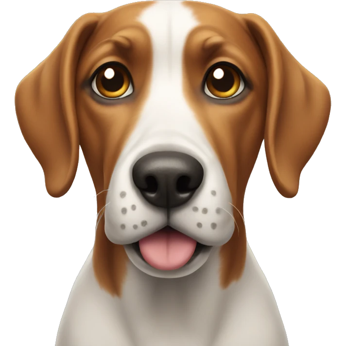 A dog asking question emoji