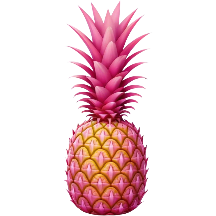 Pink pineapple  emoji