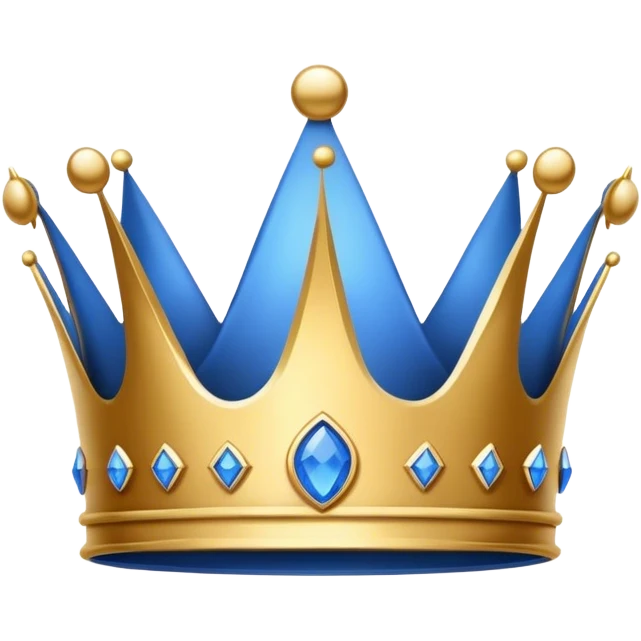 👑💙 emoji
