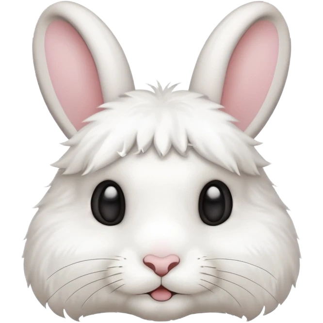 cute and minimaliste rabbit emoji