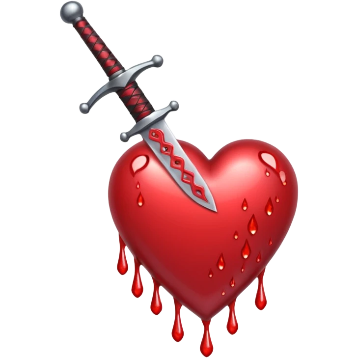 Kılıçlı kalp emoji