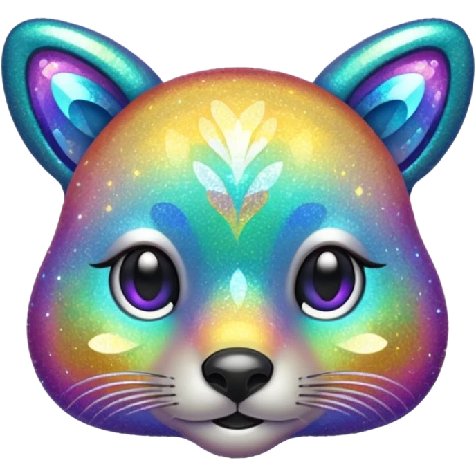 Glitter animal emoji