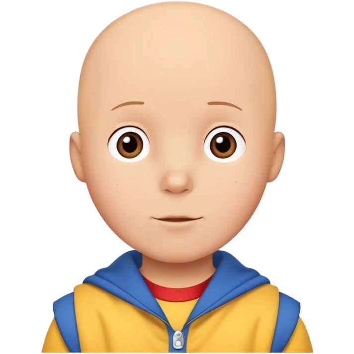 Caillou cute emoji