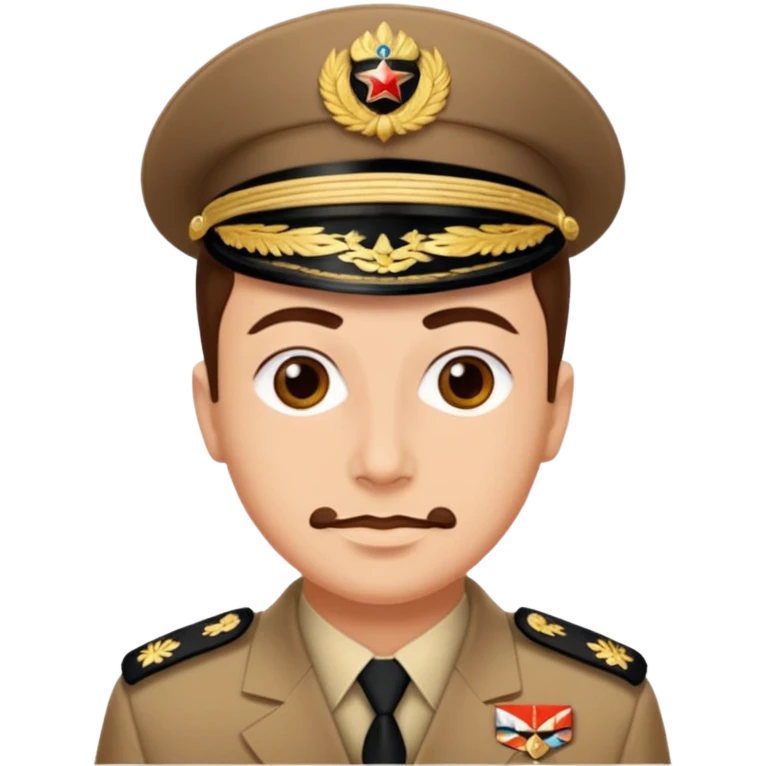 Acemi,asteğmen,tuğgeneral,mareşal rütbeleri emoji