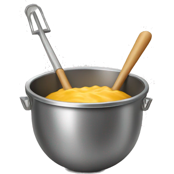 coole batter in a metal bowl emoji