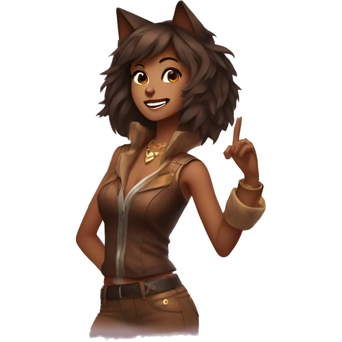 brown Popstar ahri emoji