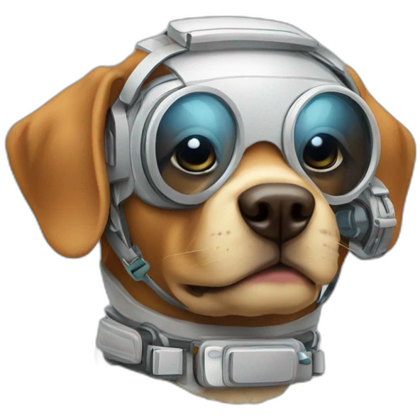 animal equipped with high tech gear emoji