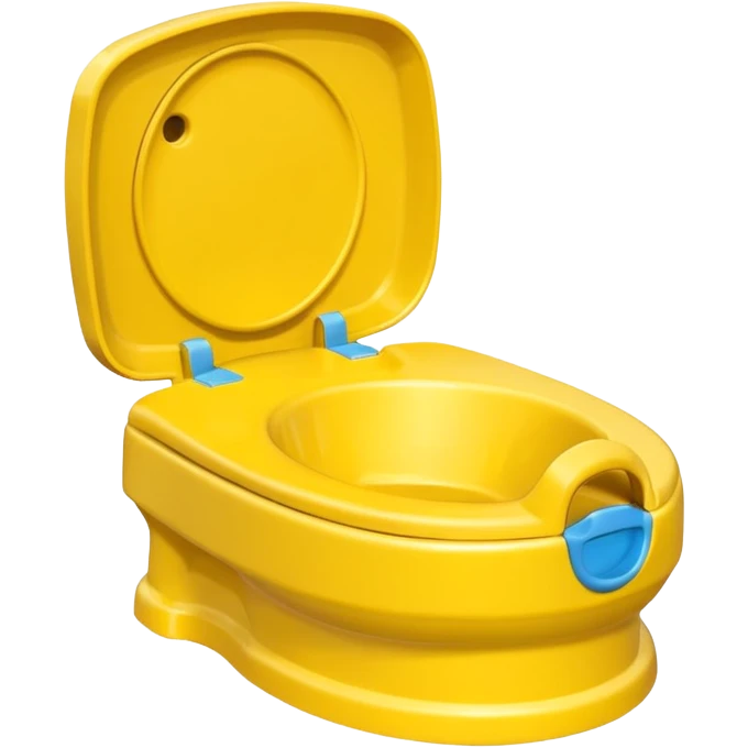 Yellow Children’s potty without a lid  emoji