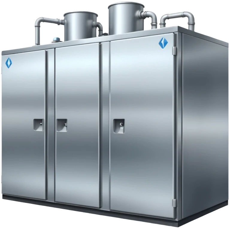 ambient and refirigeration warehouse at an angle cold emoji