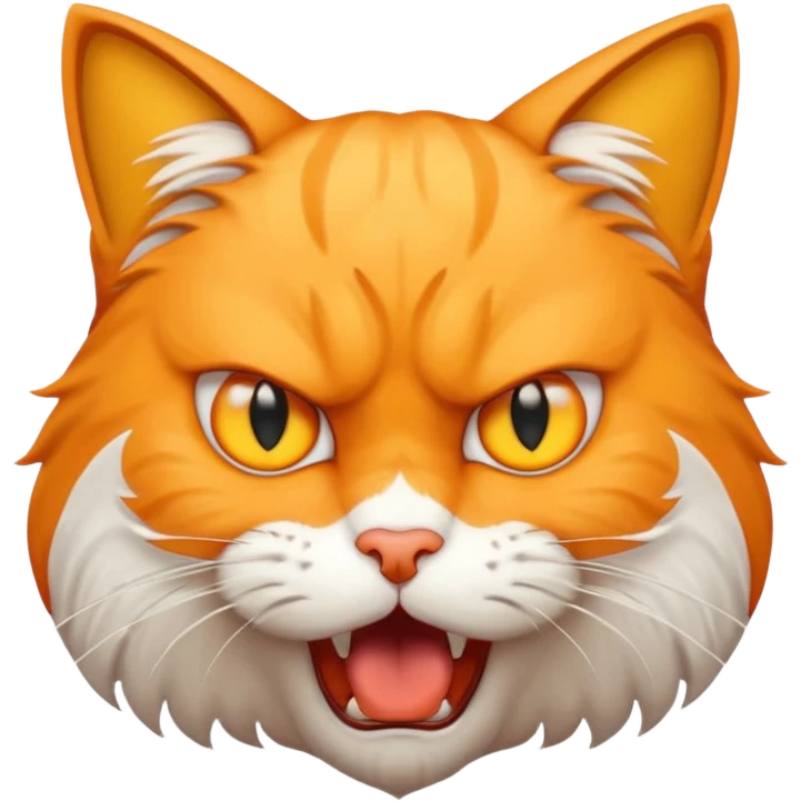 Angry cat emoji