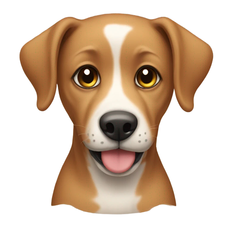 Pregnant dog emoji