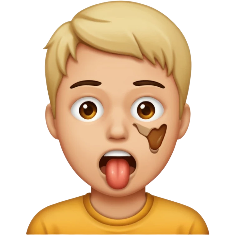 Gagging emoji