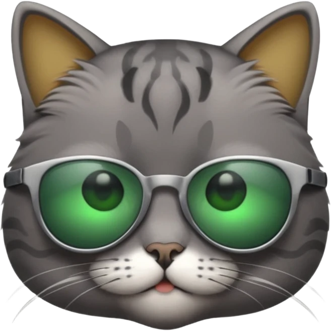 Cat wearing sunglasses emoji