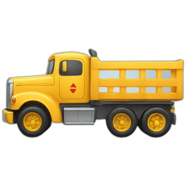 Toy truck emoji