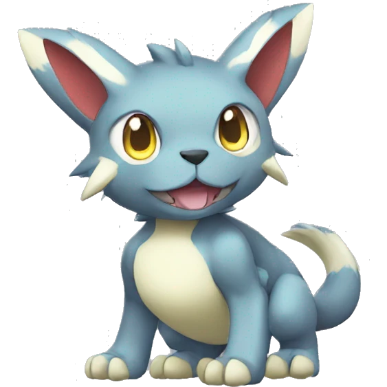 cute cool Digimon-Fakemon-animal full body emoji