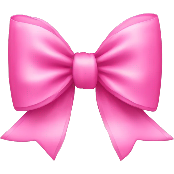 Pink bow  emoji