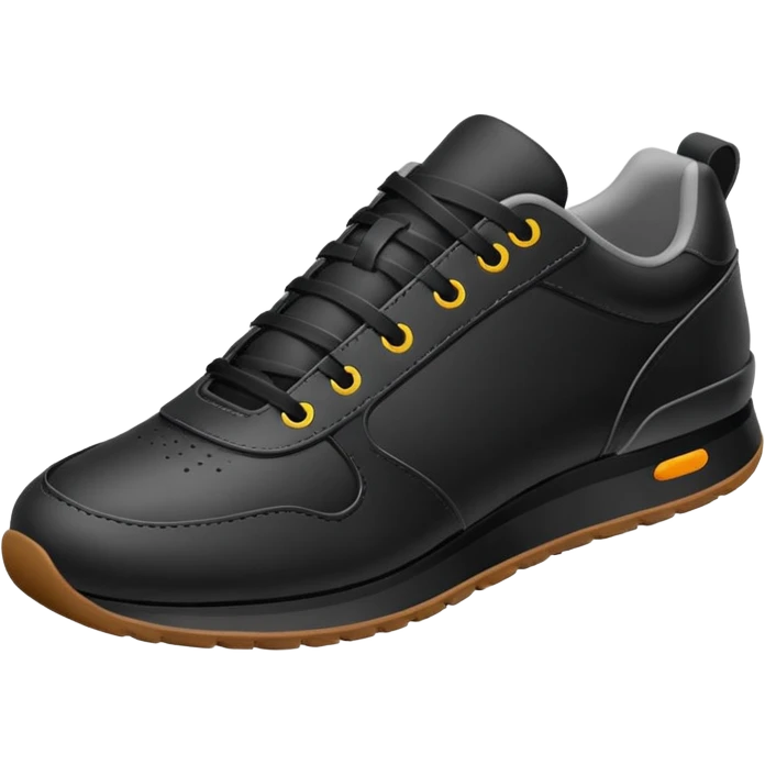 black sport shoue emoji