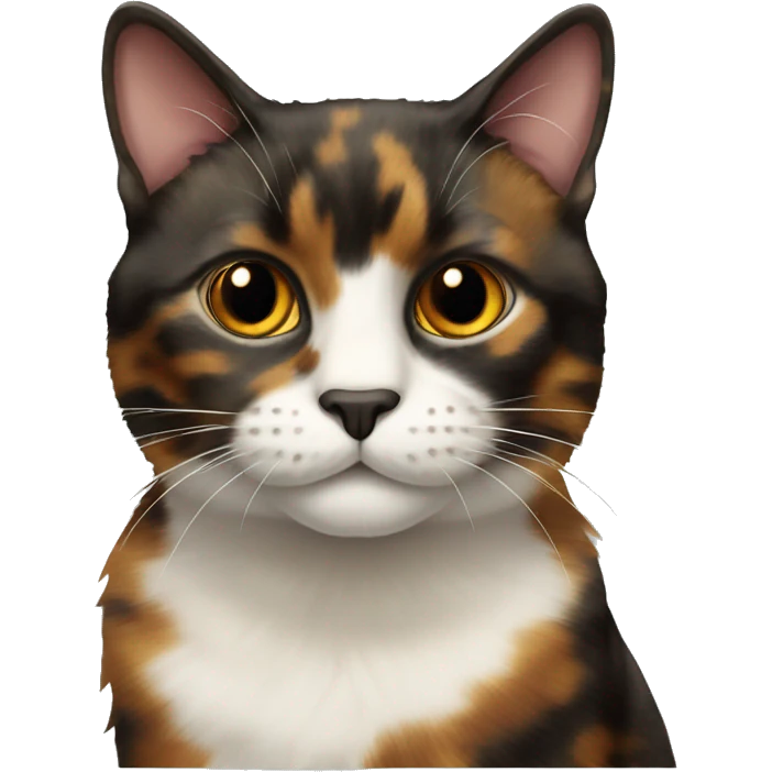 Tortoiseshell cat emoji