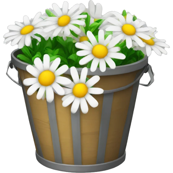 Daisy bucket emoji