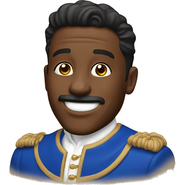 Duke Dennis smiling emoji