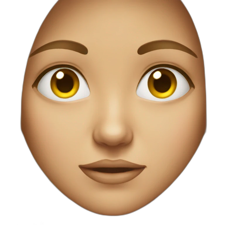 girl with vacant eyes emoji
