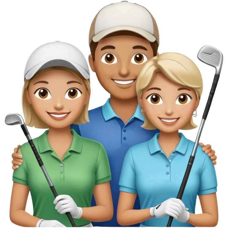 Golf couple emoji