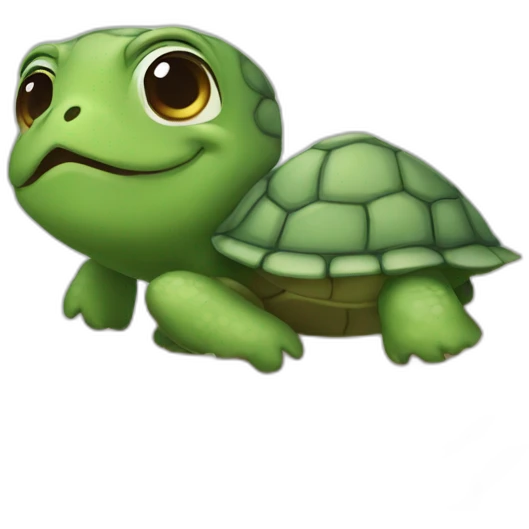 Turttle love emoji