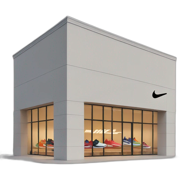 Nike store in America emoji