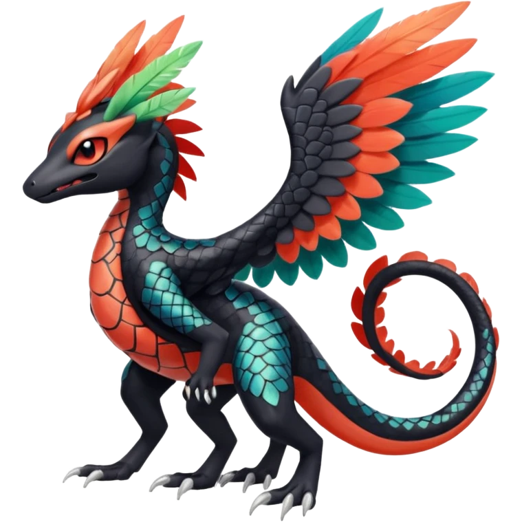 Meloetta-Salandit-Nargacuga-Pokémon-Fakémon-fusion-hybrid-creature emoji