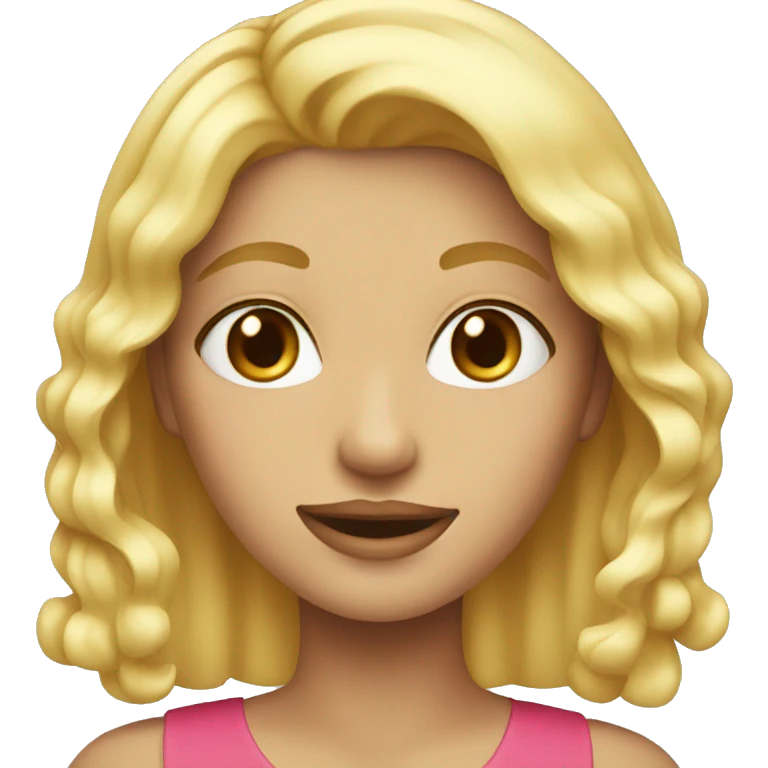 Blonde girl birthday  emoji