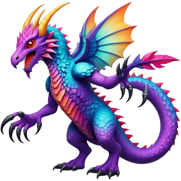 Epic complex detailed aesthetic-scenery-Fakémon-creature emoji
