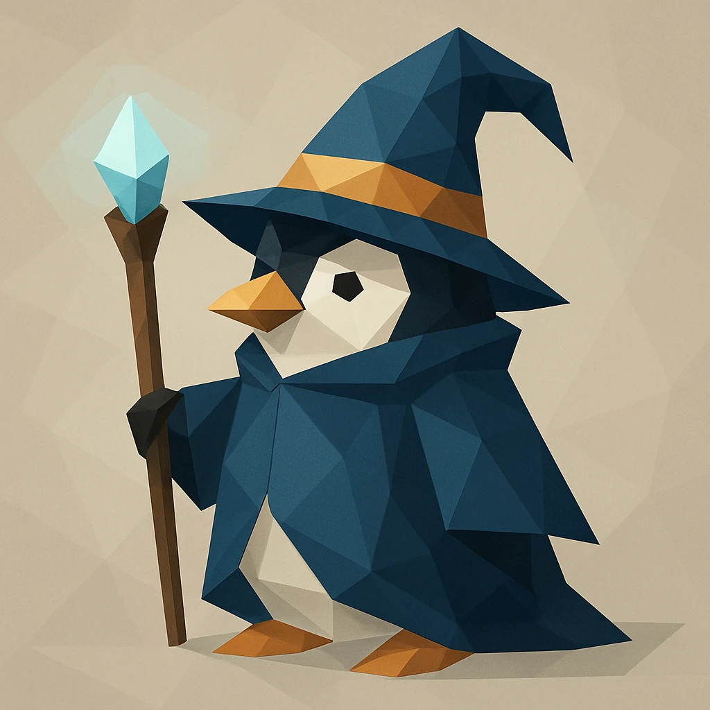 Penguin Wizard 34555132231232131213 emoji