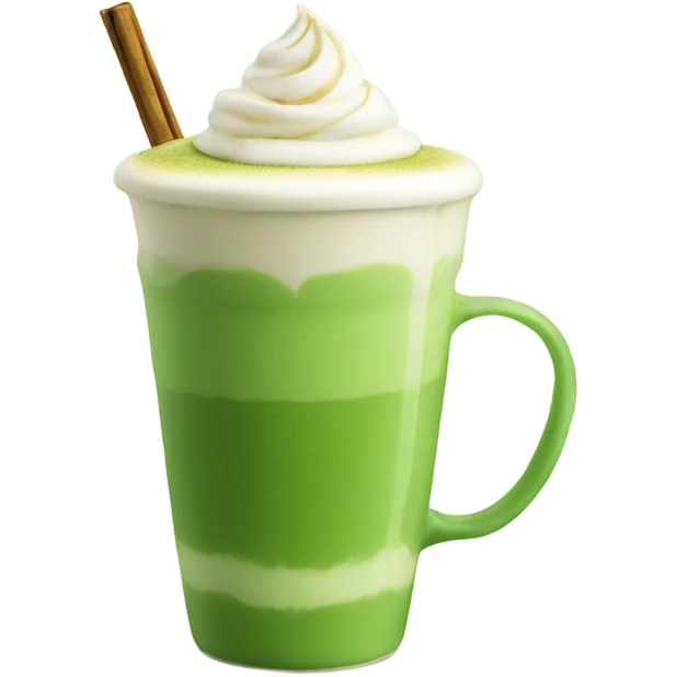 matcha latte hot  emoji