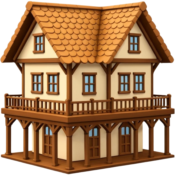 lattice house structure emoji