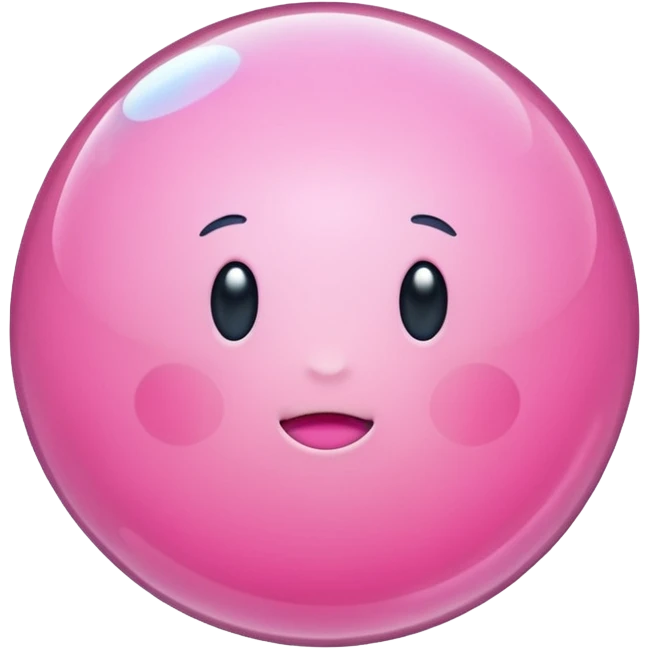 gum bubble emoji
