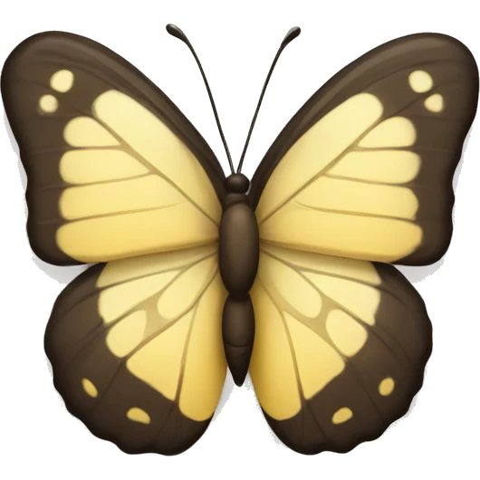 Butter butterfly emoji