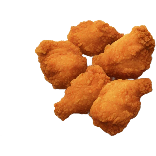 Fried chicken with watermelon  emoji