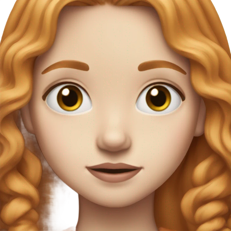 Small ginger haired girl that looks like Sabrina carpenter emoji